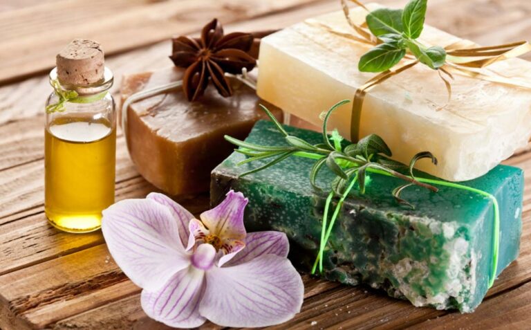 sabonete de ervas medicinais